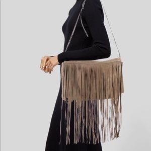 Michael Kors Suede Fringe Hobo